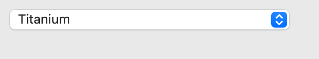 Selection on macOS