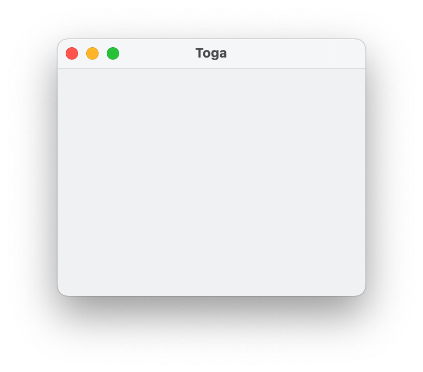 Window on macOS